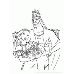 Malvorlage: Pocahontas (Animierte Filme) #131387 - Kostenlose Malvorlagen zum Ausdrucken