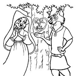 Malvorlage: Robin Hood (Animierte Filme) #132985 - Kostenlose Malvorlagen zum Ausdrucken