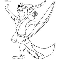 Malvorlage: Robin Hood (Animierte Filme) #132986 - Kostenlose Malvorlagen zum Ausdrucken