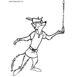 Malvorlage: Robin Hood (Animierte Filme) #133077 - Kostenlose Malvorlagen zum Ausdrucken