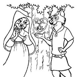 Malvorlage: Robin Hood (Animierte Filme) #133089 - Kostenlose Malvorlagen zum Ausdrucken