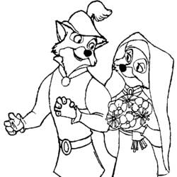 Malvorlage: Robin Hood (Animierte Filme) #133092 - Kostenlose Malvorlagen zum Ausdrucken