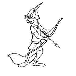 Malvorlage: Robin Hood (Animierte Filme) #133094 - Kostenlose Malvorlagen zum Ausdrucken