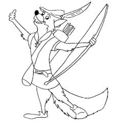Malvorlage: Robin Hood (Animierte Filme) #133101 - Kostenlose Malvorlagen zum Ausdrucken