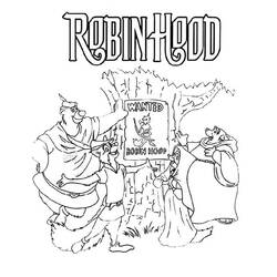 Malvorlage: Robin Hood (Animierte Filme) #133122 - Kostenlose Malvorlagen zum Ausdrucken
