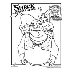 Malvorlage: Shrek (Animierte Filme) #115102 - Kostenlose Malvorlagen zum Ausdrucken