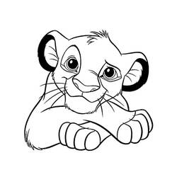 Malvorlage: Simba (Animierte Filme) #169995 - Kostenlose Malvorlagen zum Ausdrucken