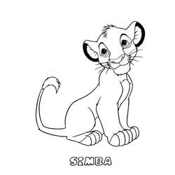 Malvorlage: Simba (Animierte Filme) #170005 - Kostenlose Malvorlagen zum Ausdrucken
