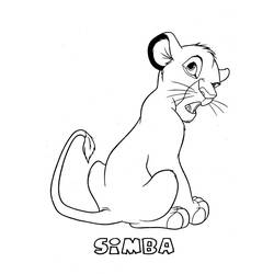 Malvorlage: Simba (Animierte Filme) #170027 - Kostenlose Malvorlagen zum Ausdrucken