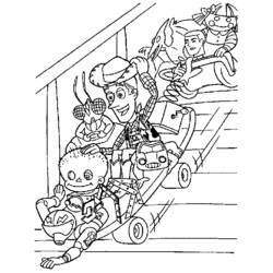 Malvorlage: Spielzeuggeschichte (Toy Story) (Animierte Filme) #72390 - Kostenlose Malvorlagen zum Ausdrucken
