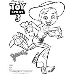 Malvorlage: Spielzeuggeschichte (Toy Story) (Animierte Filme) #72438 - Kostenlose Malvorlagen zum Ausdrucken