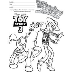 Malvorlage: Spielzeuggeschichte (Toy Story) (Animierte Filme) #72469 - Kostenlose Malvorlagen zum Ausdrucken
