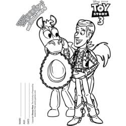 Malvorlage: Spielzeuggeschichte (Toy Story) (Animierte Filme) #72607 - Kostenlose Malvorlagen zum Ausdrucken