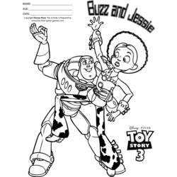 Malvorlage: Spielzeuggeschichte (Toy Story) (Animierte Filme) #72617 - Kostenlose Malvorlagen zum Ausdrucken