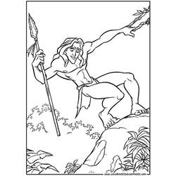 Malvorlage: Tarzan (Animierte Filme) #131088 - Kostenlose Malvorlagen zum Ausdrucken