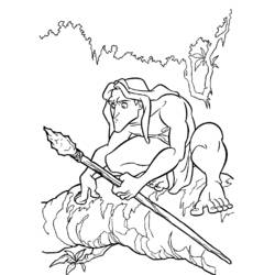 Malvorlage: Tarzan (Animierte Filme) #131101 - Kostenlose Malvorlagen zum Ausdrucken
