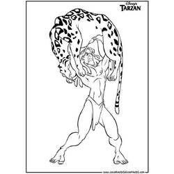 Malvorlage: Tarzan (Animierte Filme) #131102 - Kostenlose Malvorlagen zum Ausdrucken