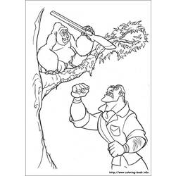 Malvorlage: Tarzan (Animierte Filme) #131119 - Kostenlose Malvorlagen zum Ausdrucken