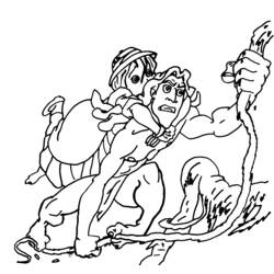 Malvorlage: Tarzan (Animierte Filme) #131170 - Kostenlose Malvorlagen zum Ausdrucken