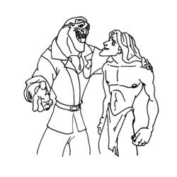 Malvorlage: Tarzan (Animierte Filme) #131187 - Kostenlose Malvorlagen zum Ausdrucken