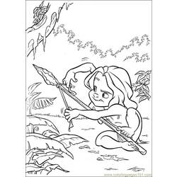 Malvorlage: Tarzan (Animierte Filme) #131227 - Kostenlose Malvorlagen zum Ausdrucken