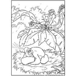 Malvorlage: Tarzan (Animierte Filme) #131297 - Kostenlose Malvorlagen zum Ausdrucken