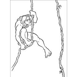 Malvorlage: Tarzan (Animierte Filme) #131314 - Kostenlose Malvorlagen zum Ausdrucken
