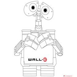 Malvorlage: Wall-E (Animierte Filme) #131991 - Kostenlose Malvorlagen zum Ausdrucken
