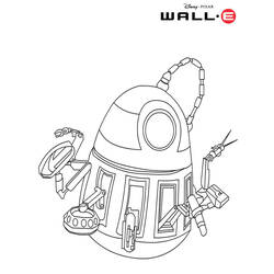 Malvorlage: Wall-E (Animierte Filme) #132013 - Kostenlose Malvorlagen zum Ausdrucken