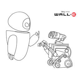 Malvorlage: Wall-E (Animierte Filme) #132030 - Kostenlose Malvorlagen zum Ausdrucken