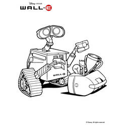 Malvorlage: Wall-E (Animierte Filme) #132081 - Kostenlose Malvorlagen zum Ausdrucken
