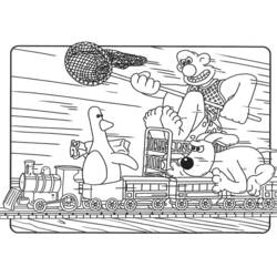 Malvorlage: Wallace und Gromit (Animierte Filme) #133466 - Kostenlose Malvorlagen zum Ausdrucken