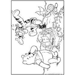 Malvorlage: Winnie Puuh (Animierte Filme) #28730 - Kostenlose Malvorlagen zum Ausdrucken