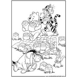 Malvorlage: Winnie Puuh (Animierte Filme) #28751 - Kostenlose Malvorlagen zum Ausdrucken