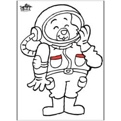 Malvorlage: Astronaut (Berufe und Berufe) #87603 - Kostenlose Malvorlagen zum Ausdrucken