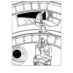 Malvorlage: Astronaut (Berufe und Berufe) #87682 - Kostenlose Malvorlagen zum Ausdrucken