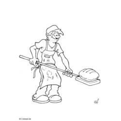 Malvorlage: Bäcker (Berufe und Berufe) #89871 - Kostenlose Malvorlagen zum Ausdrucken