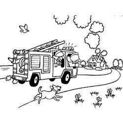 Malvorlage: Feuerwehrmann (Berufe und Berufe) #105518 - Kostenlose Malvorlagen zum Ausdrucken