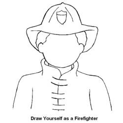Malvorlage: Feuerwehrmann (Berufe und Berufe) #105542 - Kostenlose Malvorlagen zum Ausdrucken