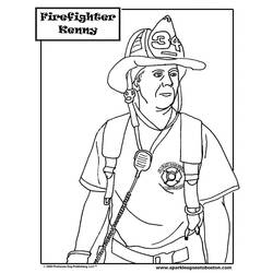 Malvorlage: Feuerwehrmann (Berufe und Berufe) #105591 - Kostenlose Malvorlagen zum Ausdrucken