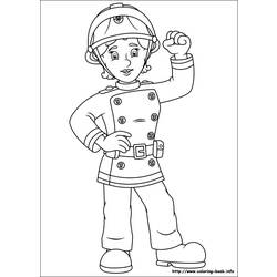 Malvorlage: Feuerwehrmann (Berufe und Berufe) #105650 - Kostenlose Malvorlagen zum Ausdrucken