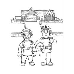 Malvorlage: Feuerwehrmann (Berufe und Berufe) #105711 - Kostenlose Malvorlagen zum Ausdrucken