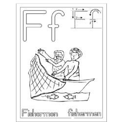 Malvorlage: Fischer (Berufe und Berufe) #103957 - Kostenlose Malvorlagen zum Ausdrucken