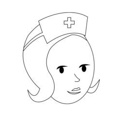 Malvorlage: Krankenschwester / Krankenschwester (Berufe und Berufe) #170408 - Kostenlose Malvorlagen zum Ausdrucken