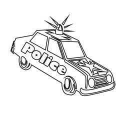Malvorlage: Polizist (Berufe und Berufe) #105435 - Kostenlose Malvorlagen zum Ausdrucken