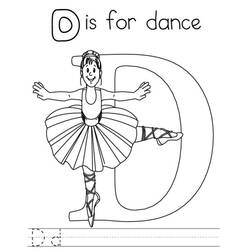 Malvorlage: Tänzerin / Tänzerin (Berufe und Berufe) #92315 - Kostenlose Malvorlagen zum Ausdrucken