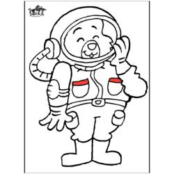 Malvorlage: Astronaut (Berufe und Karrieren) #87603 - Kostenlose Malvorlagen zum Ausdrucken