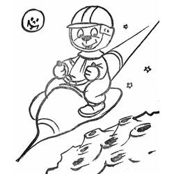 Malvorlage: Astronaut (Berufe und Karrieren) #87605 - Kostenlose Malvorlagen zum Ausdrucken