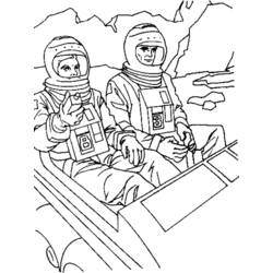Malvorlage: Astronaut (Berufe und Karrieren) #87606 - Kostenlose Malvorlagen zum Ausdrucken