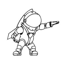 Malvorlage: Astronaut (Berufe und Karrieren) #87608 - Kostenlose Malvorlagen zum Ausdrucken